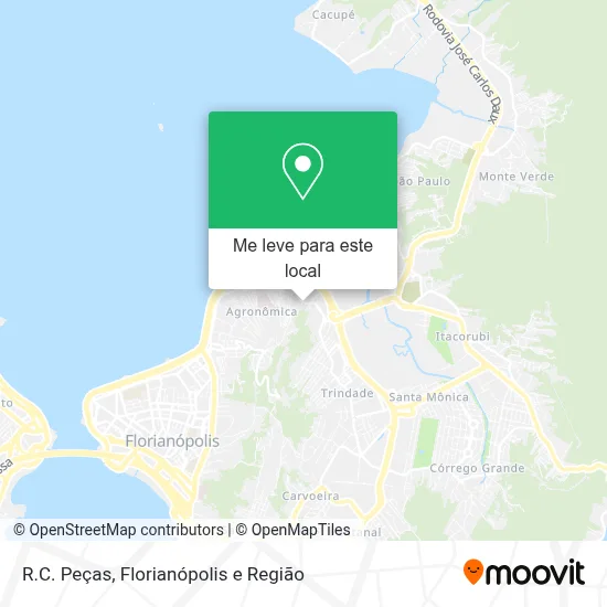 R.C. Peças mapa