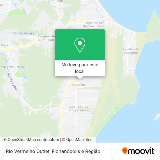 Rio Vermelho Outlet mapa