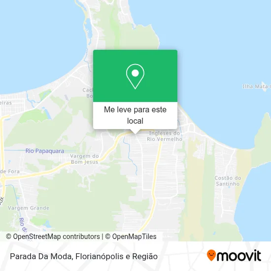 Parada Da Moda mapa