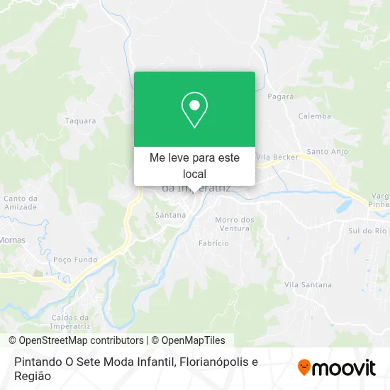 Pintando O Sete Moda Infantil mapa