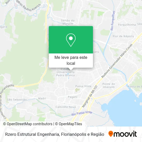 Rzero Estrutural Engenharia mapa