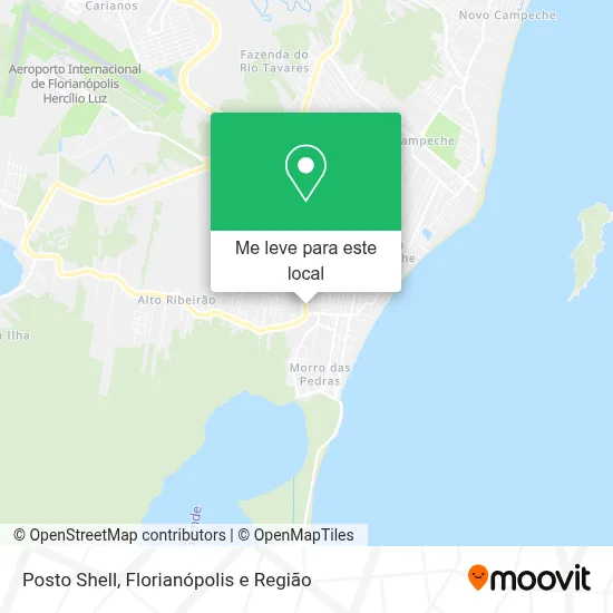 Posto Shell mapa