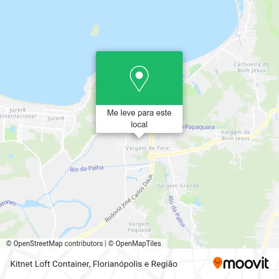 Kitnet Loft Container mapa