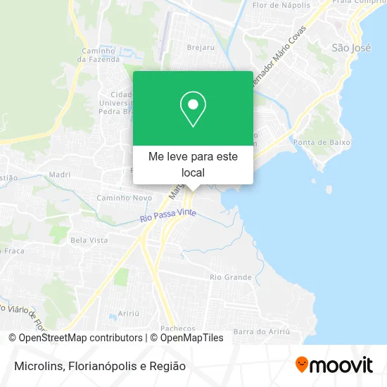 Microlins mapa