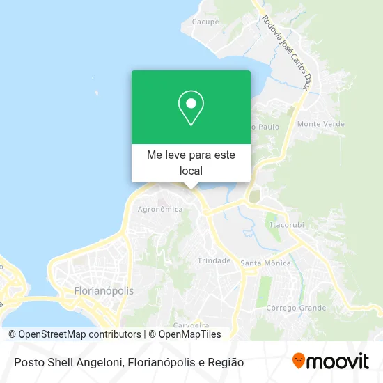Posto Shell Angeloni mapa