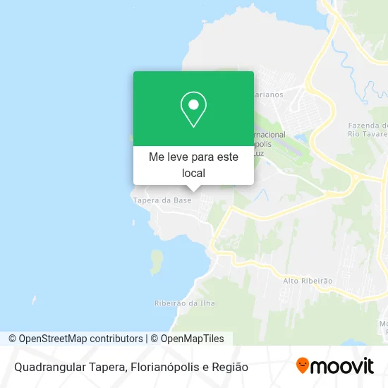 Quadrangular Tapera mapa
