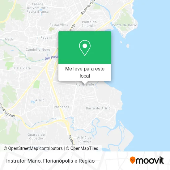 Instrutor Mano mapa