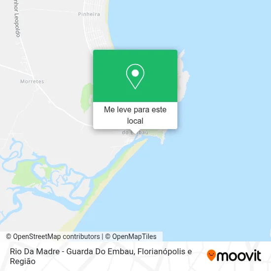 Rio Da Madre - Guarda Do Embau mapa