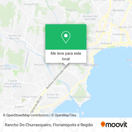 Rancho Do Churrasqueiro mapa