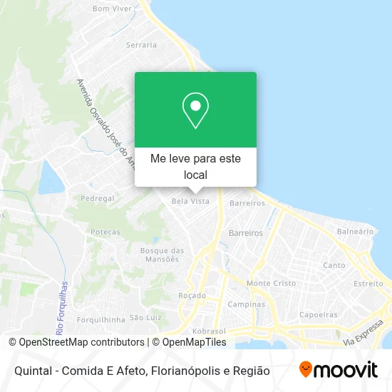 Quintal - Comida E Afeto mapa
