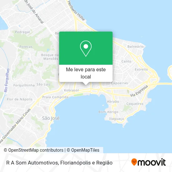 R A Som Automotivos mapa