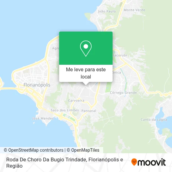 Roda De Choro Da Bugio Trindade mapa
