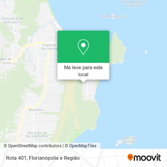 Rota 401 mapa