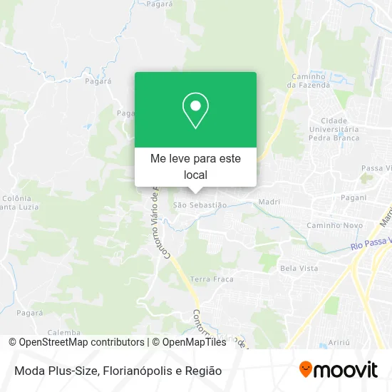 Moda Plus-Size mapa