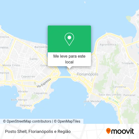 Posto Shell mapa