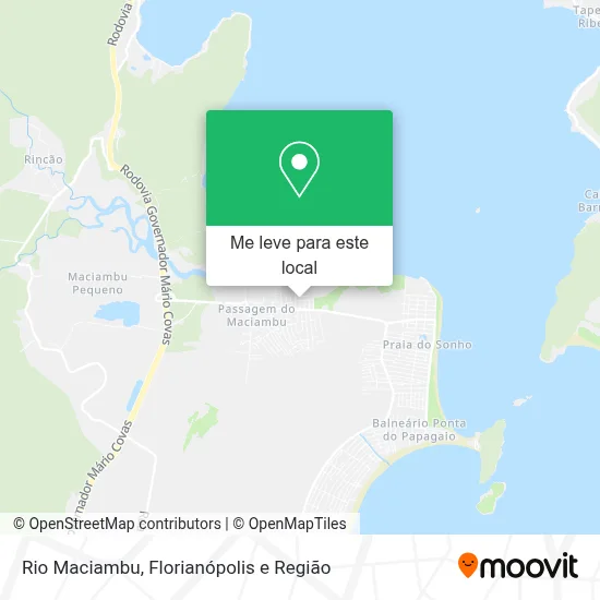 Rio Maciambu mapa