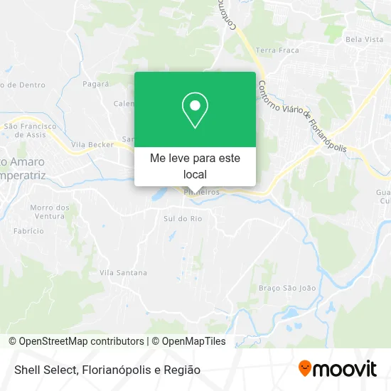 Shell Select mapa