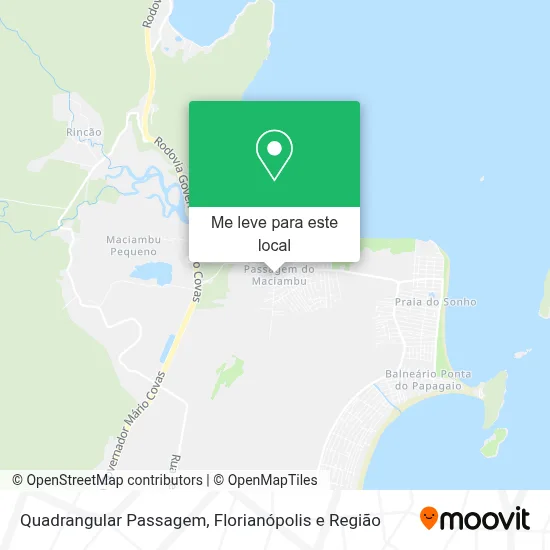 Quadrangular Passagem mapa