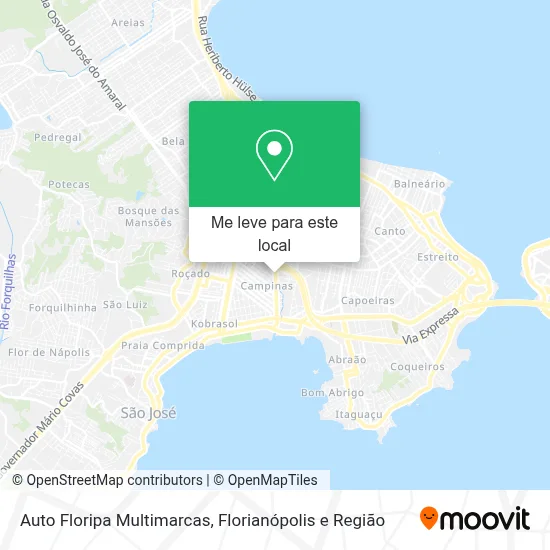 Auto Floripa Multimarcas mapa