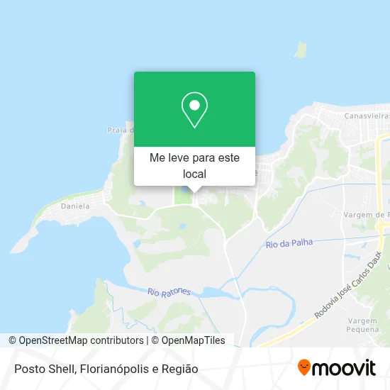 Posto Shell mapa