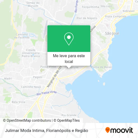Julimar Moda Intima mapa
