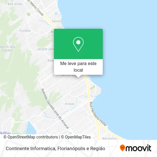 Continente Informatica mapa