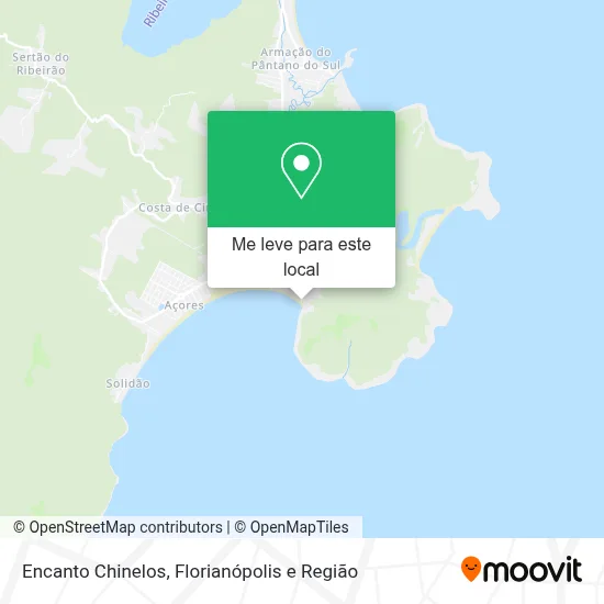 Encanto Chinelos mapa