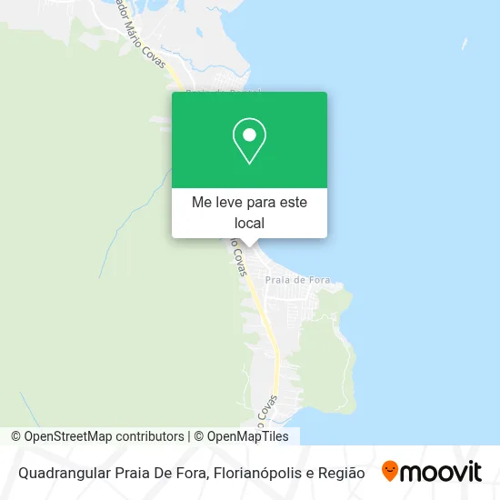 Quadrangular Praia De Fora mapa