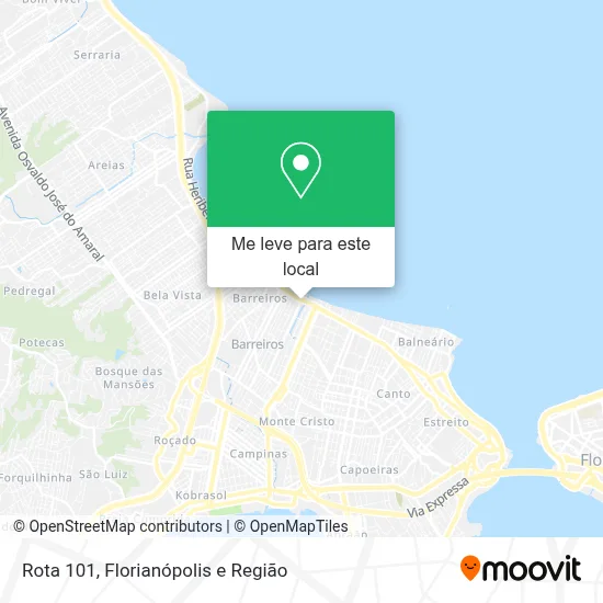 Rota 101 mapa