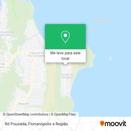 Rd Pousada mapa