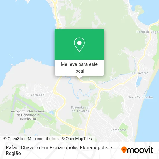 Rafael Chaveiro Em Florianópolis mapa