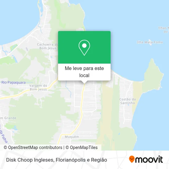 Disk Choop Ingleses mapa