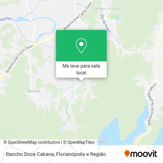 Rancho Doce Cabana mapa