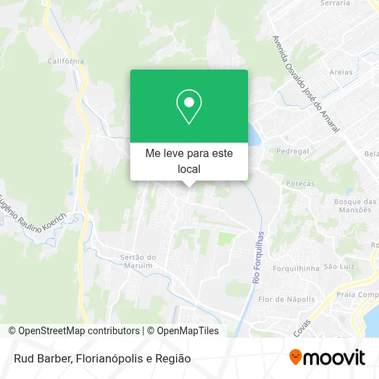 Rud Barber mapa
