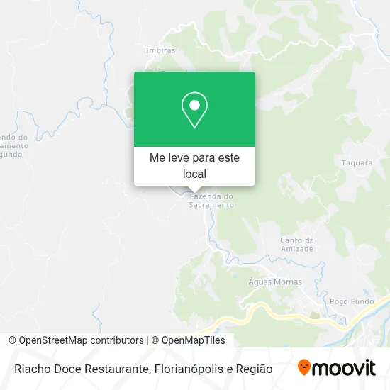 Riacho Doce Restaurante mapa