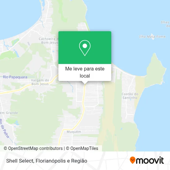 Shell Select mapa
