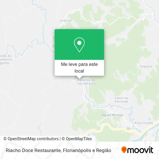 Riacho Doce Restaurante mapa