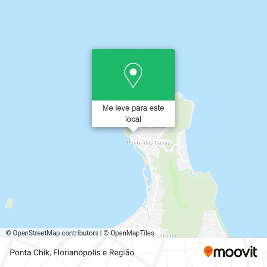Ponta Chik mapa