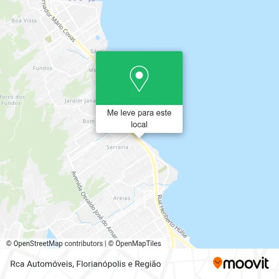 Rca Automóveis mapa