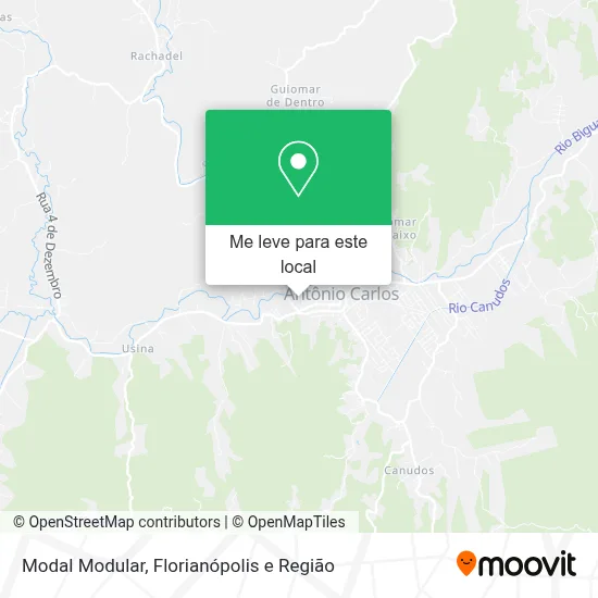 Modal Modular mapa