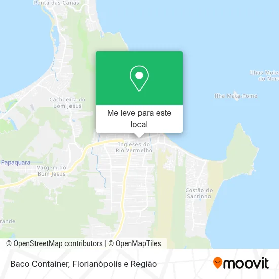 Baco Container mapa