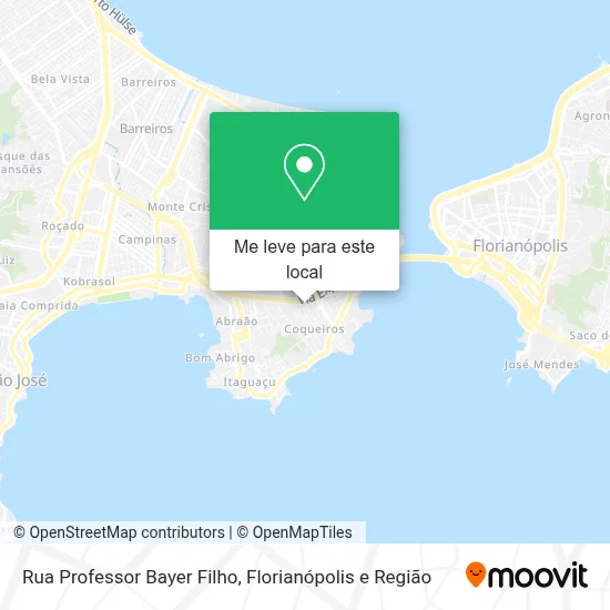 Rua Professor Bayer Filho mapa