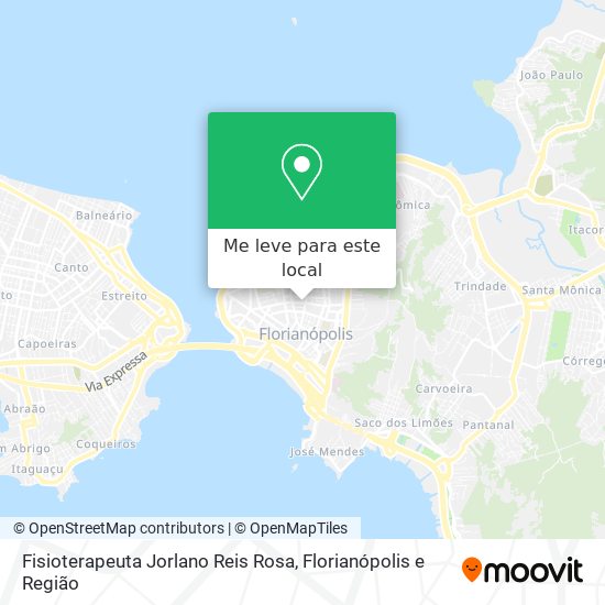 Fisioterapeuta Jorlano Reis Rosa mapa