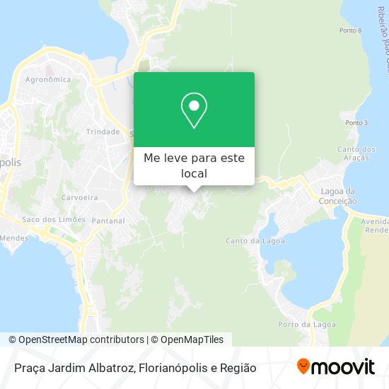Praça Jardim Albatroz mapa