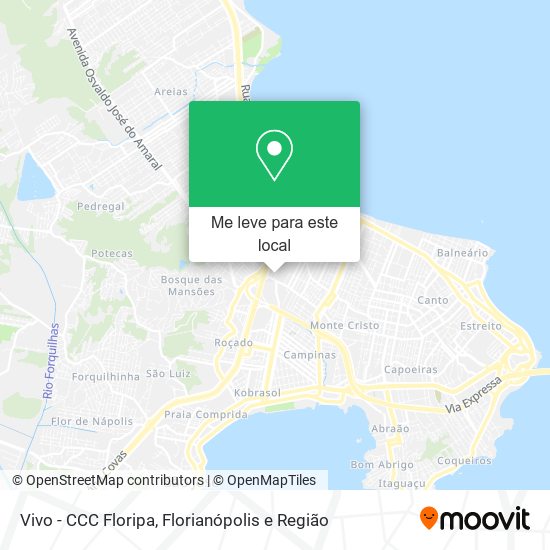 Vivo - CCC Floripa mapa