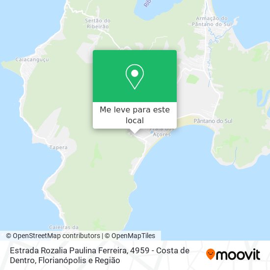 Estrada Rozalia Paulina Ferreira, 4959 - Costa de Dentro mapa