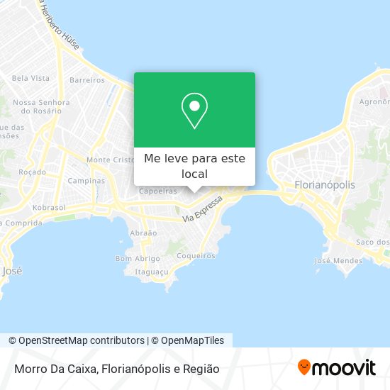 Morro Da Caixa mapa