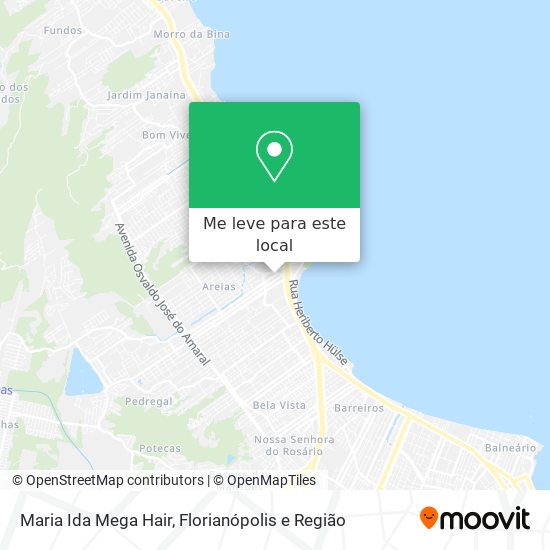 Maria Ida Mega Hair mapa
