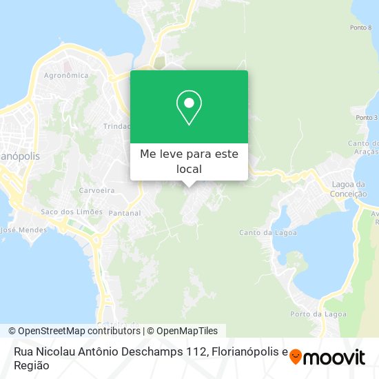 Rua Nicolau Antônio Deschamps 112 mapa
