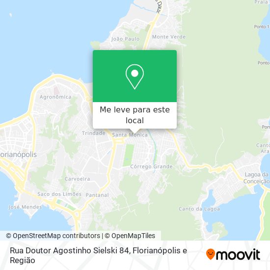 Rua Doutor Agostinho Sielski 84 mapa